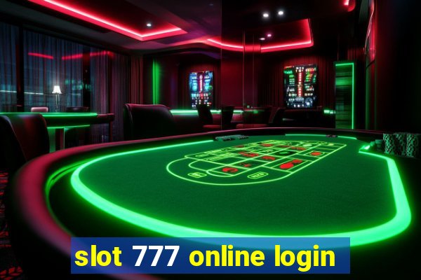 slot 777 online login