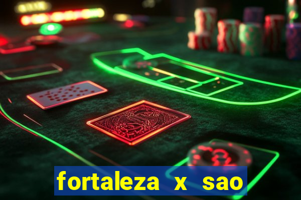 fortaleza x sao paulo palpite