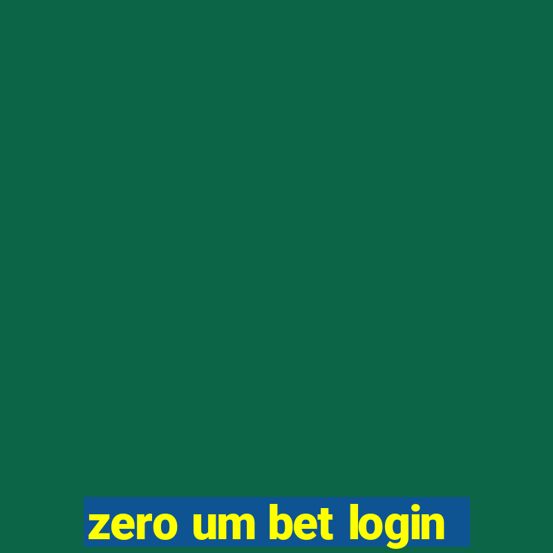 zero um bet login