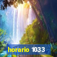 horario 1033