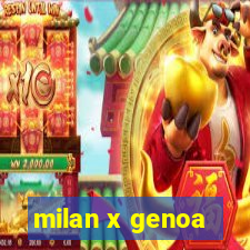 milan x genoa