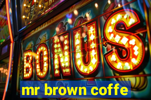 mr brown coffe