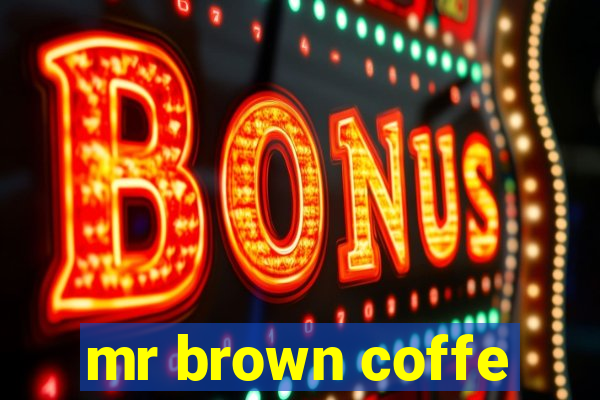 mr brown coffe