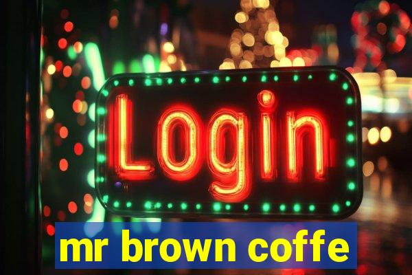 mr brown coffe