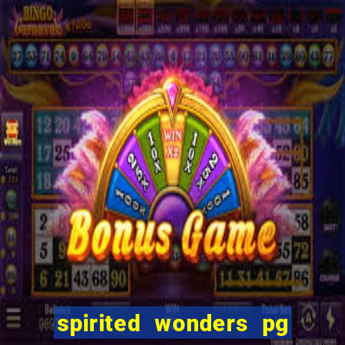 spirited wonders pg soft demo