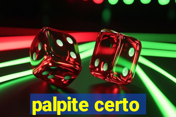 palpite certo