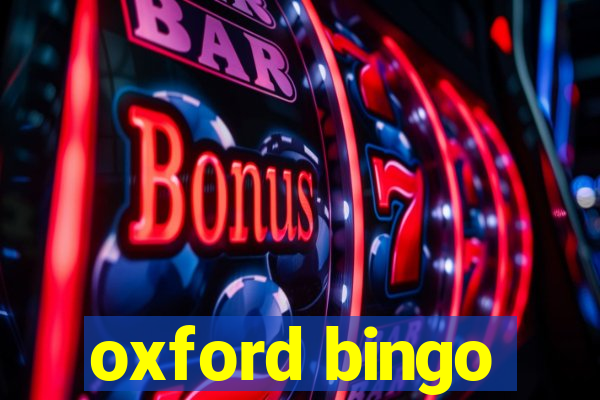 oxford bingo