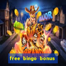 free bingo bonus money no deposit required