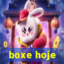 boxe hoje