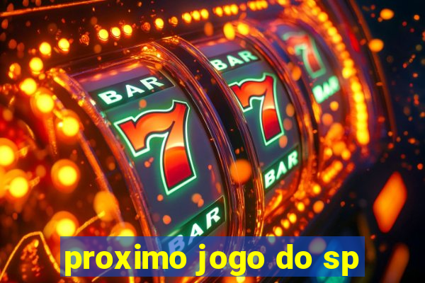 proximo jogo do sp