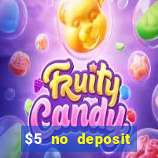 $5 no deposit mobile casino