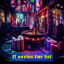 ff exvius tier list