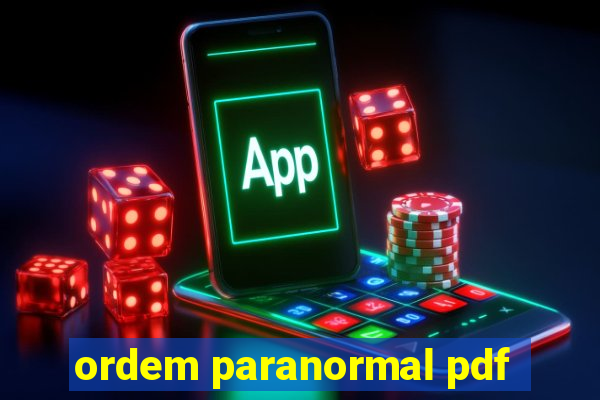 ordem paranormal pdf