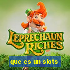 que es un slots