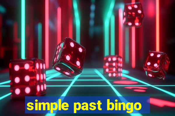 simple past bingo