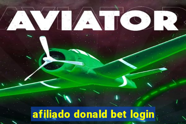 afiliado donald bet login