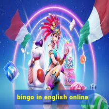 bingo in english online