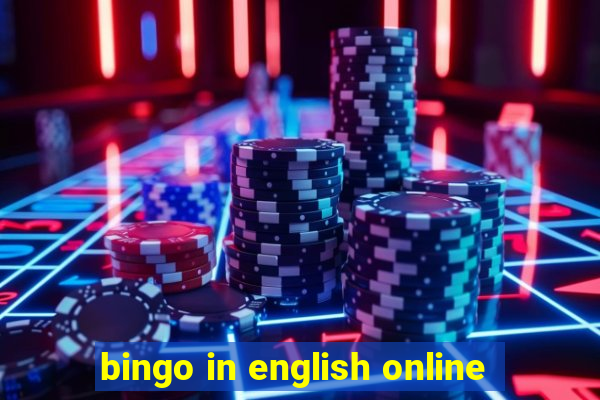 bingo in english online