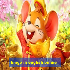 bingo in english online