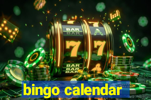 bingo calendar