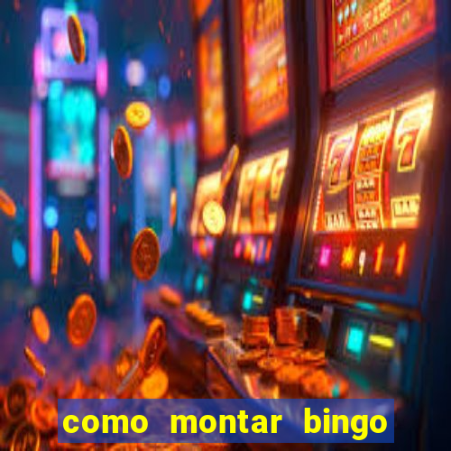 como montar bingo brinquedos toia