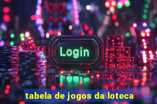 tabela de jogos da loteca