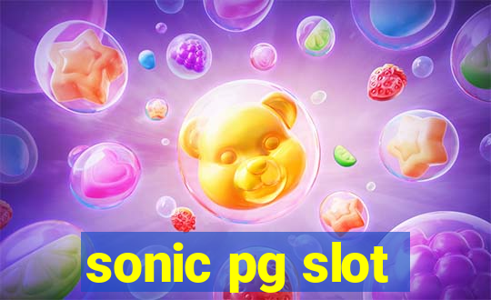 sonic pg slot