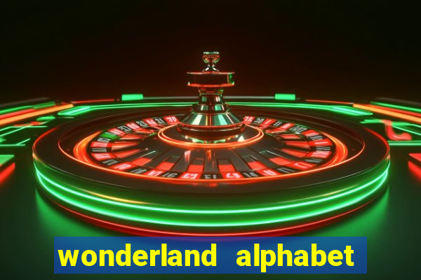 wonderland alphabet comic studio