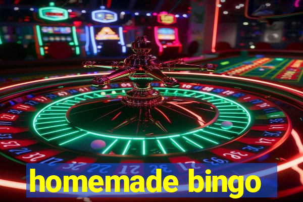 homemade bingo