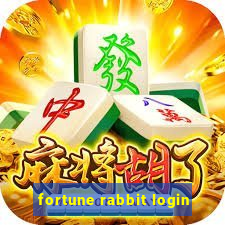 fortune rabbit login