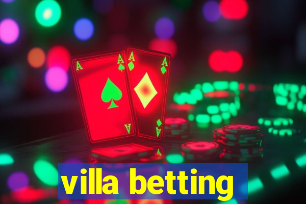 villa betting