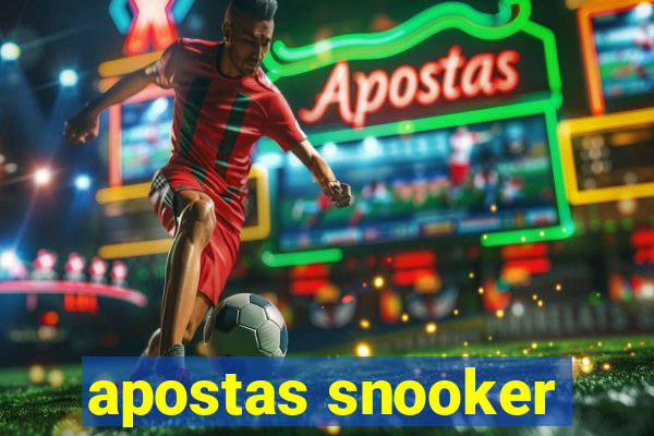 apostas snooker