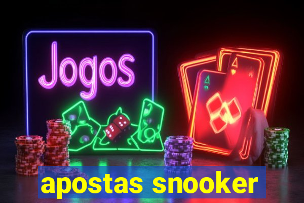 apostas snooker