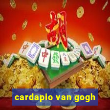 cardapio van gogh