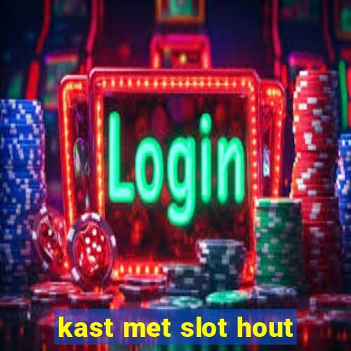 kast met slot hout