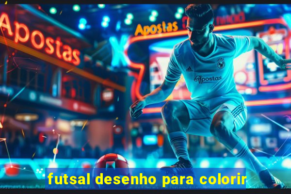 futsal desenho para colorir