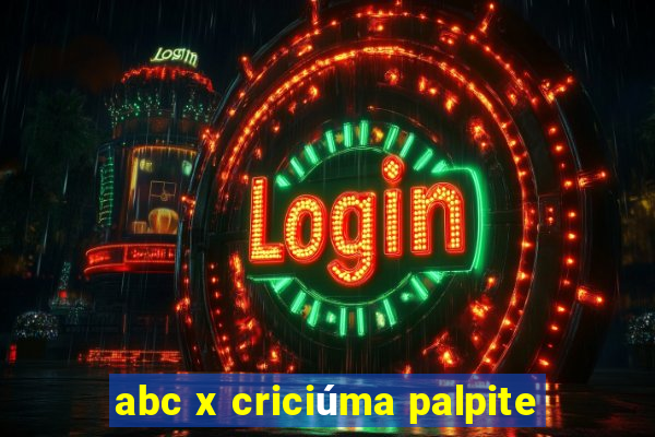 abc x criciúma palpite