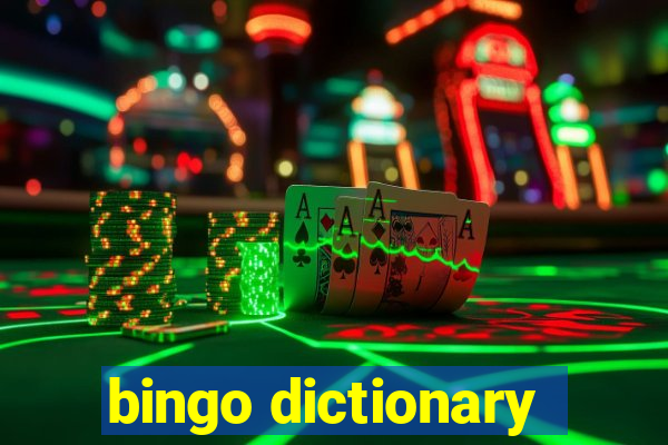 bingo dictionary