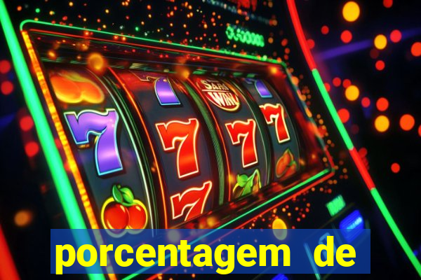 porcentagem de jogos slots