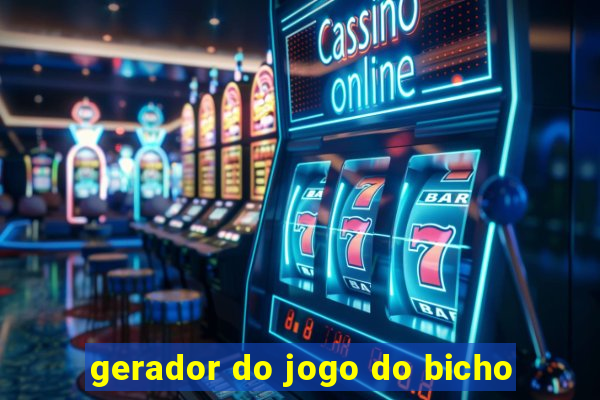 gerador do jogo do bicho