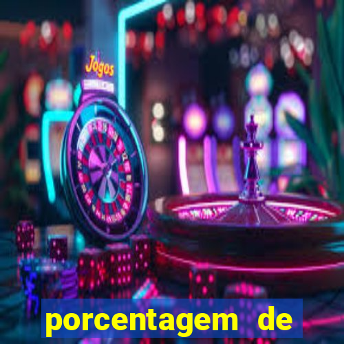 porcentagem de ganhos slots