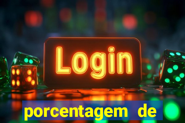 porcentagem de ganhos slots