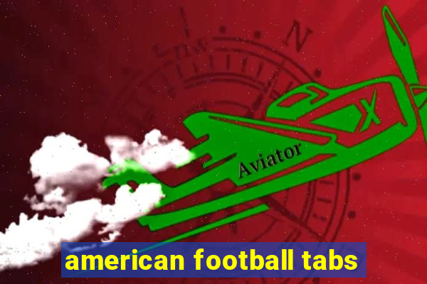 american football tabs