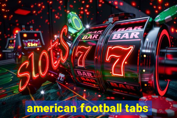 american football tabs