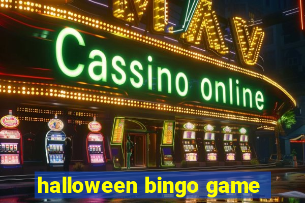 halloween bingo game