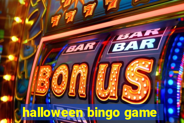 halloween bingo game