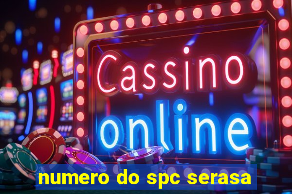 numero do spc serasa