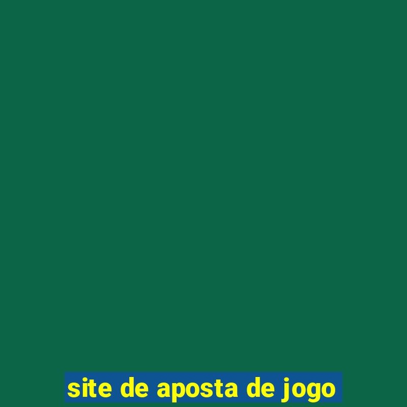 site de aposta de jogo