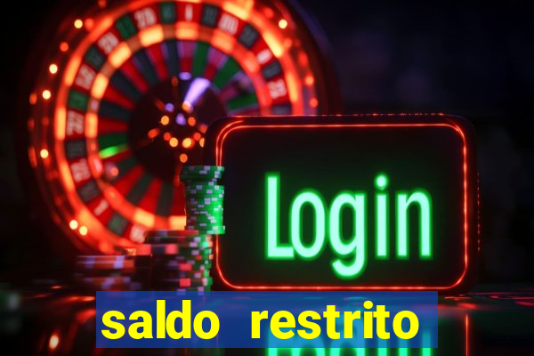 saldo restrito sporting bet