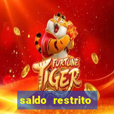 saldo restrito sporting bet